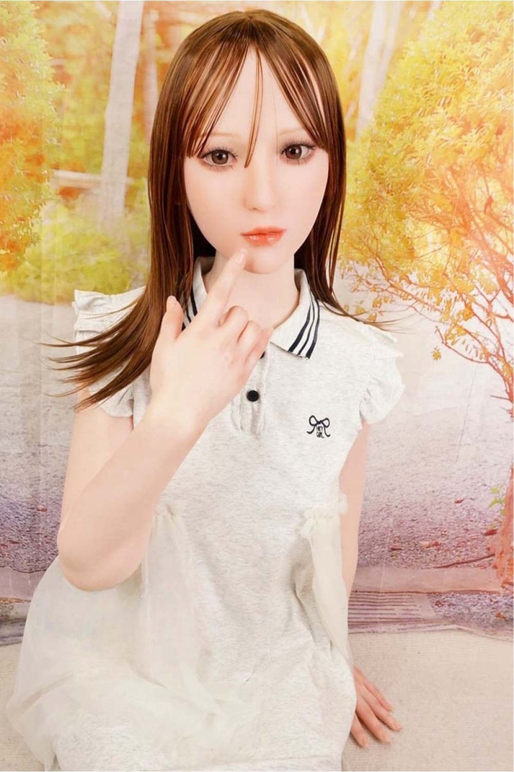 【中古】【初心者応援パック 中古超美品】WAXDOLL #GE17Z-1軟性シリコンヘッド 147cm Aカップ お尻、膣の柔らか仕上げ リアルメイク付き 軽量化ボディ【フルシリコン製】【オプション多数】