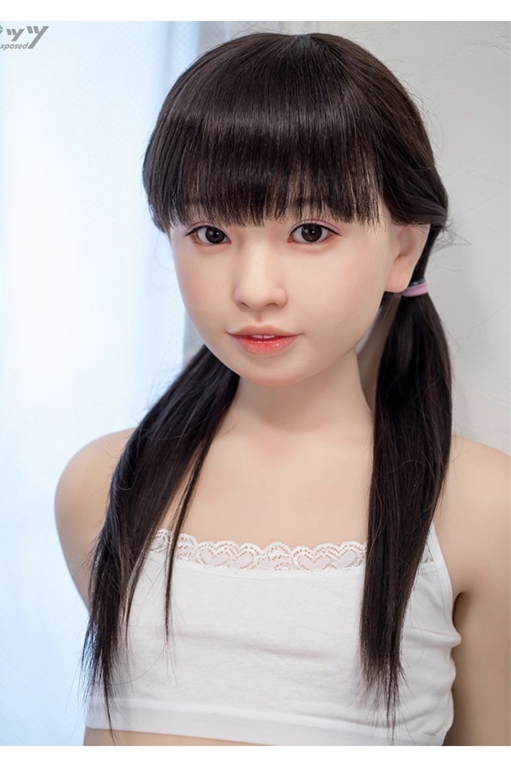 【O初心者応援パック 国内検品済 新品未使用即納品】J-cute # AGD01硬めシリコンヘッド 149cm バスト平 フルシリコンドール