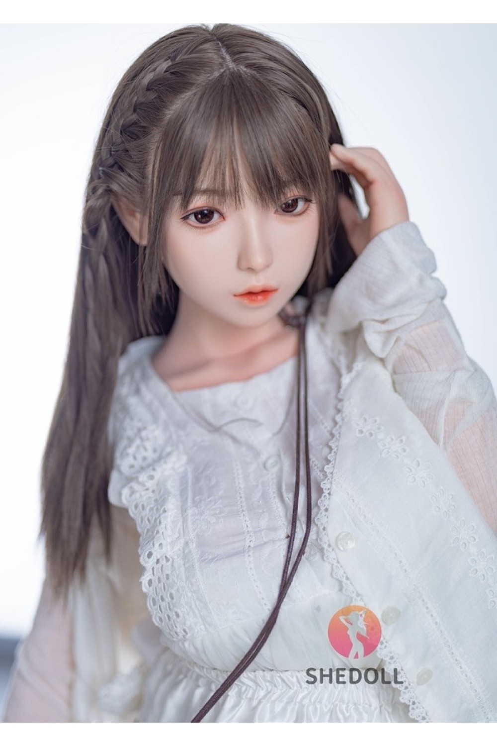 【新品】SHEDOLL 148cm Dカップ 柠檬（Ningmeng）ヘッド ラブドール ボディー材質など選択可能 カスタマイズ可能 掲載画像はフルシリコン製 髪の毛植毛付き SHE 0071