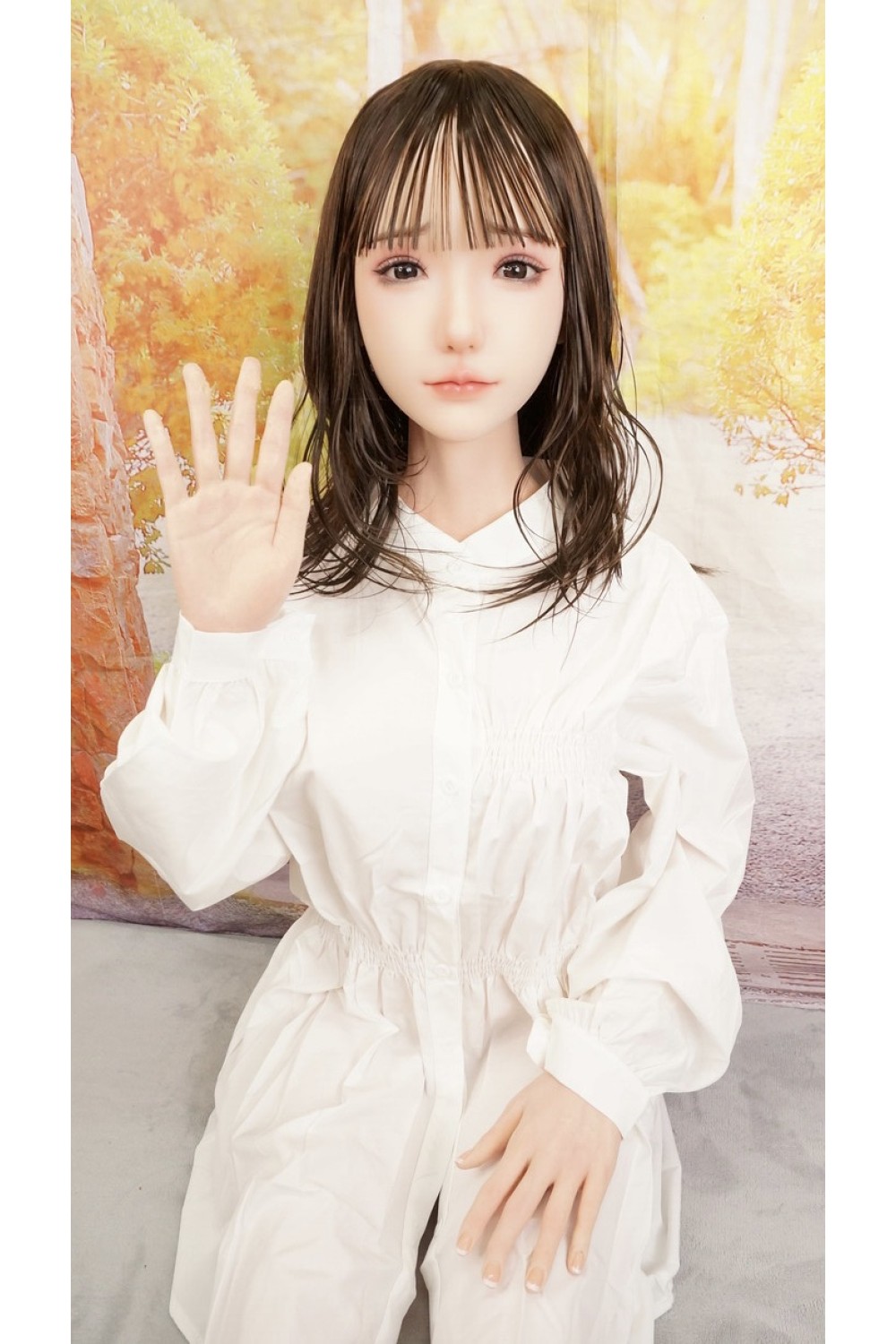 【中古】【初心者応援パック 中古超美品】FUDOLL 150cm Bカップ リアルなボディメイク付き 指関節OP 自立加工OP+ SHEDOLL#楚琳2.0軟質ヘッド(模擬口腔・オーラル機能・顎関節あり)OP【フルシリコン製】【オプション多数】