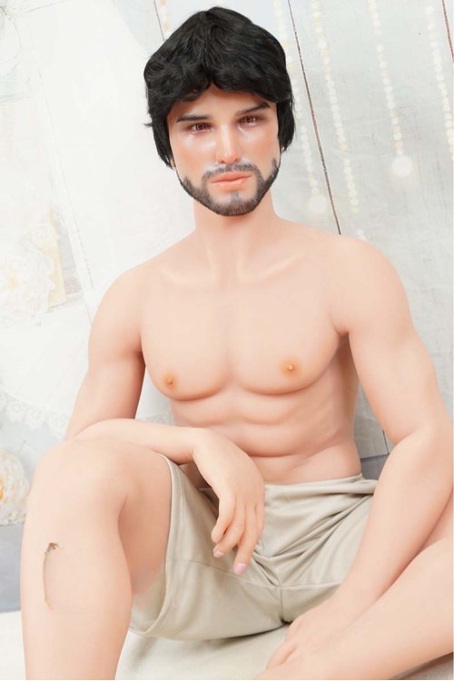 【美品】Irontechdoll M1ヘッド Kevinさん 162cm 眉毛と睫毛と髭の植毛 視点移動 自立加工 新骨格 肌色 ライトブラウン