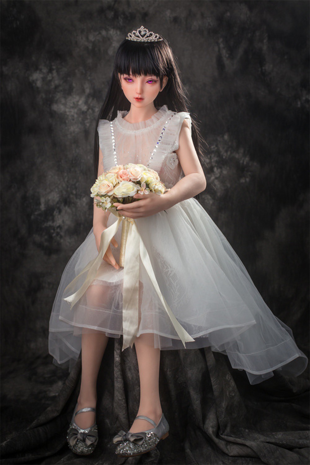 【新品】フルシリコン製ラブドール Sanhui Doll 125cm Cカップ #9ヘッド シームレス お口開閉機能選択可 SAN 0115