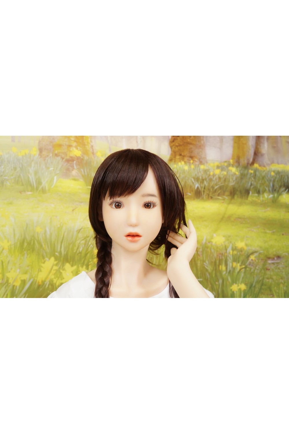 【初心者応援パック 美品】EXDOLL（アルテトキオ）#Wakana(Type E)ヘッド145cm 普通胸 衣装付属 ネイル（付け爪）OP 指ワイヤー加工OP 視点移動OP 骨格 グリップタイプ 肌色 クリーム