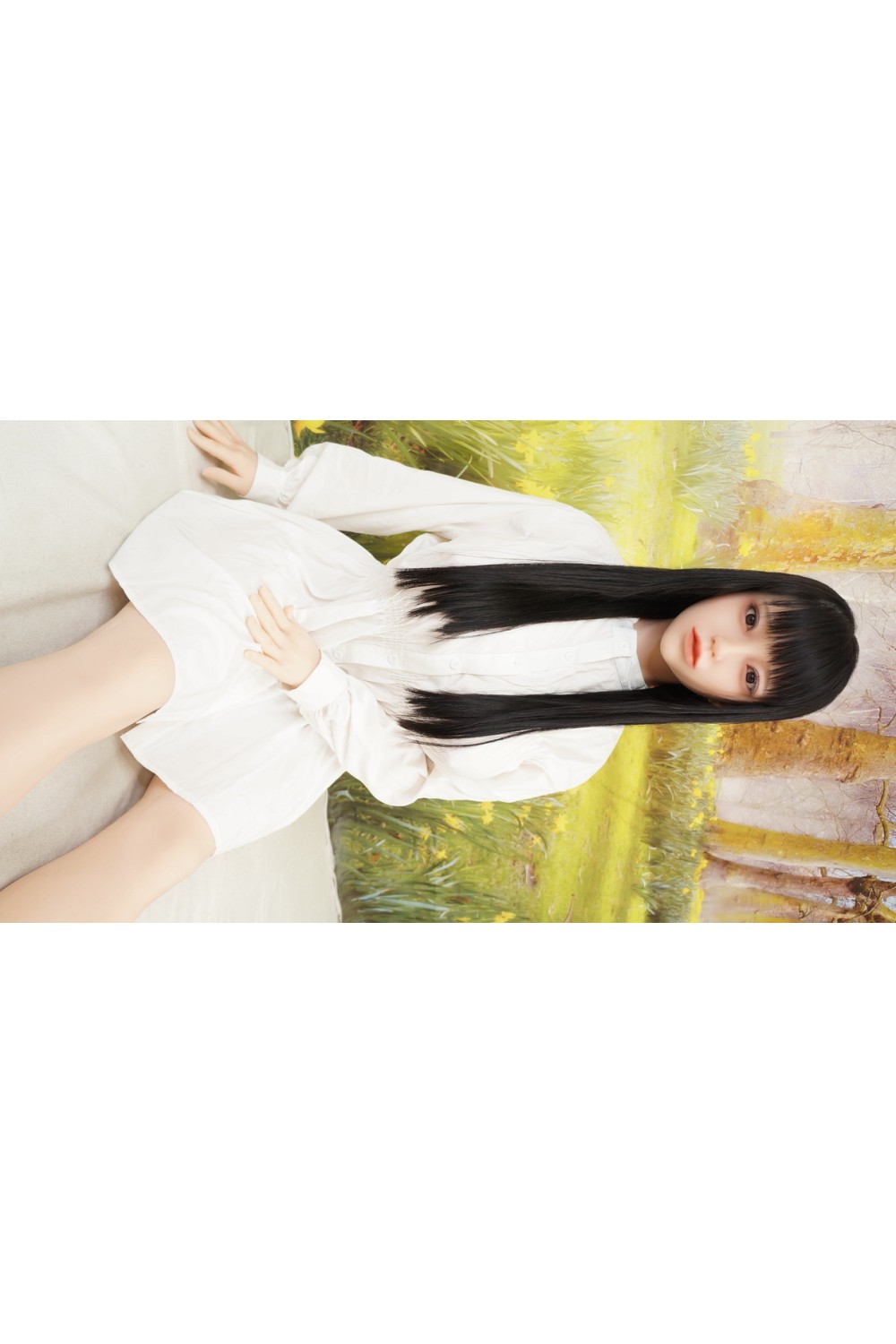 【初心者応援パック 超美品】Sanhui Doll #38 ヘッド 172cm Gカップ 衣装付属 シリコンシームレス 模擬肌仕上げOP 髪の毛の植毛OP（特注オーダー品）各所柔らか仕上げOP 口開閉機能OP 指関節OP 自立加工OP 視点移動 新骨格OP 肌色 ナチュラル