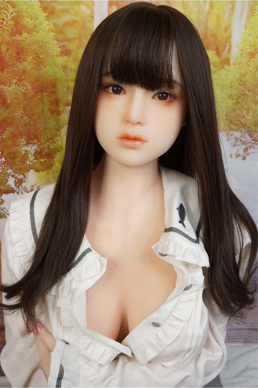 【美品ホール未使用品】Jiusheng Doll #6 TPEヘッド 162cm Dカップ リアルメイクOP 陰毛植毛OP 視線移動 ゼリー胸 肌色 ナチュラル