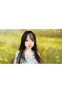 【初心者応援パック 新古超美品ホール未使用品】WAXDOLL 新型 145cm Aカップ＋SHEDOLL #洛小夕（Luoxiaoxi）軟性シリコンヘッド 口開閉機能リアル口腔OPヘッド 衣装付属 ヘッド職人メイクOP ボディリアルメイク 各所柔らか仕上げ 指関節OP 自立加工OP 眉毛と下睫毛の植毛 視点移動 陰毛植毛OP 新骨格 肌色 ナチュラル