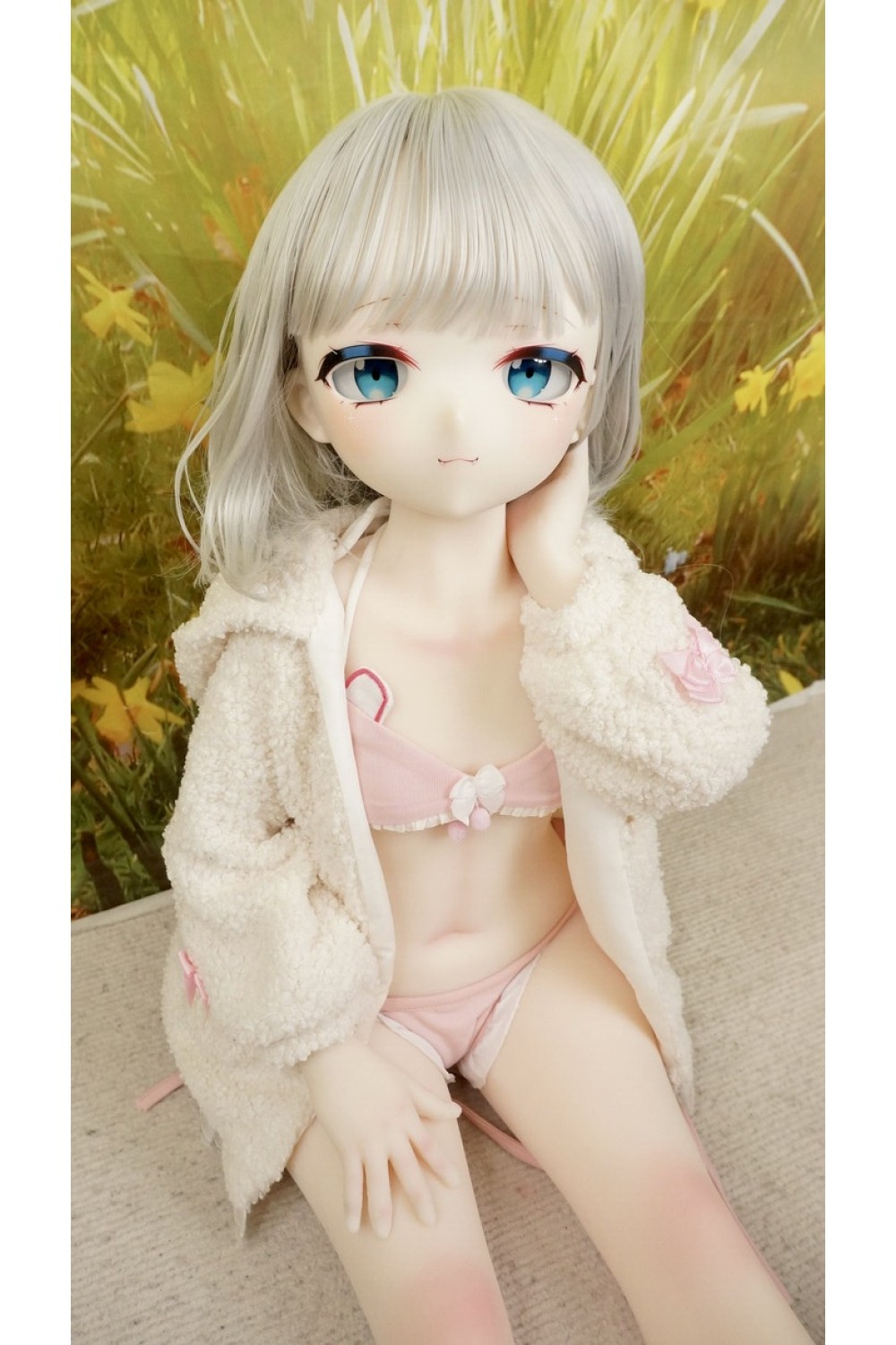 【中古】【O初心者応援パック 新古超美品ホール未使用品】MOZU Doll #玲芽（Suzume）ちゃんソフトビニール製ヘッド 85cm Aカップ