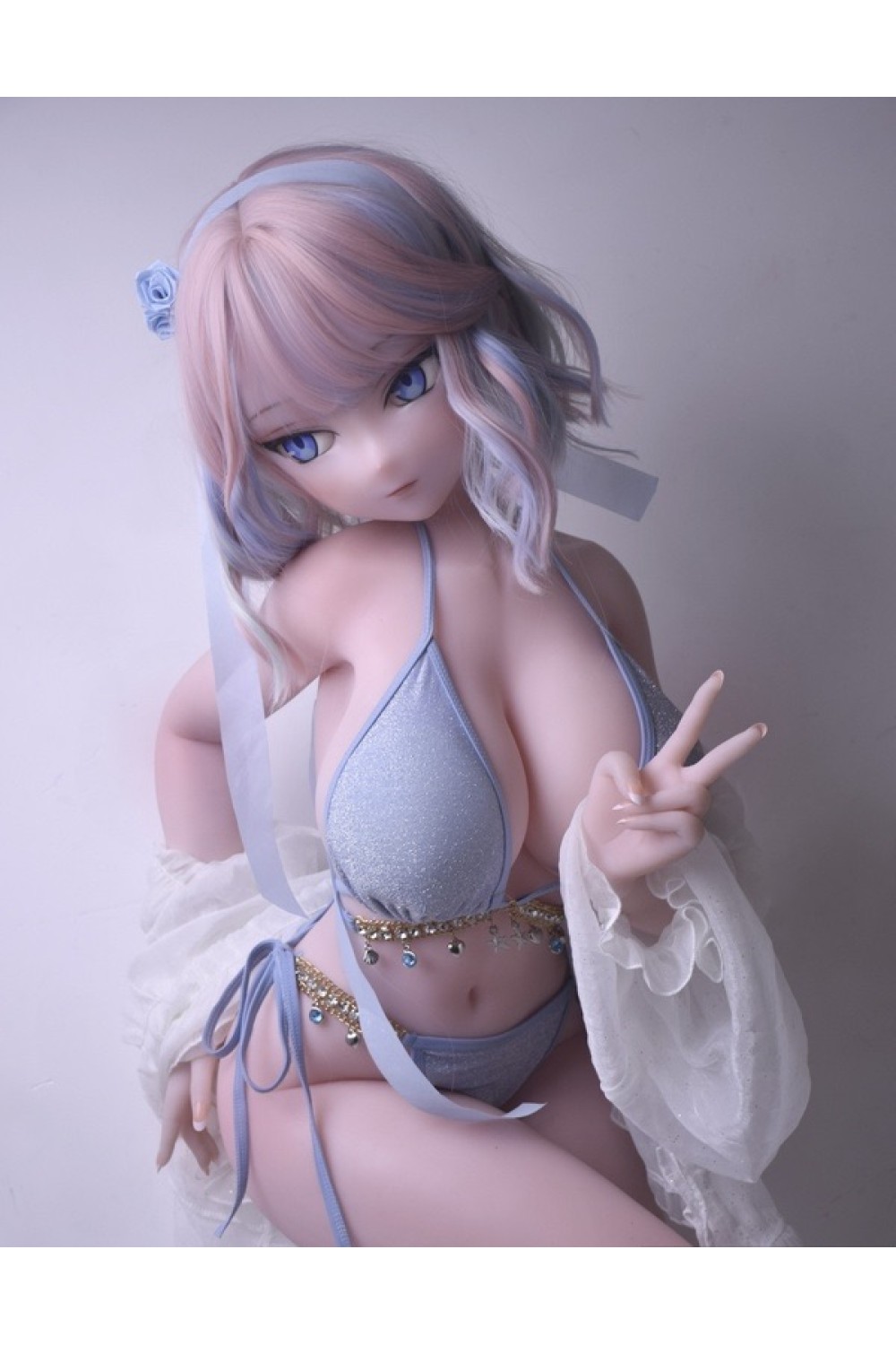 【新品】Elsa Babe 148cm L 奈月 飛鳥 AHR012 等身大ラブドール 二次元 アニメドール フルシリコン製 カンフーロリ カスタマイズ可 ナツキ アスカ EL 0008
