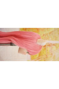 【中古】【O新古超美品】DollHouse168 色気美人 #ネコ娘 髪の毛の植毛OP シリコンヘッド単品(90〜95cm推奨)(ピンク髪)