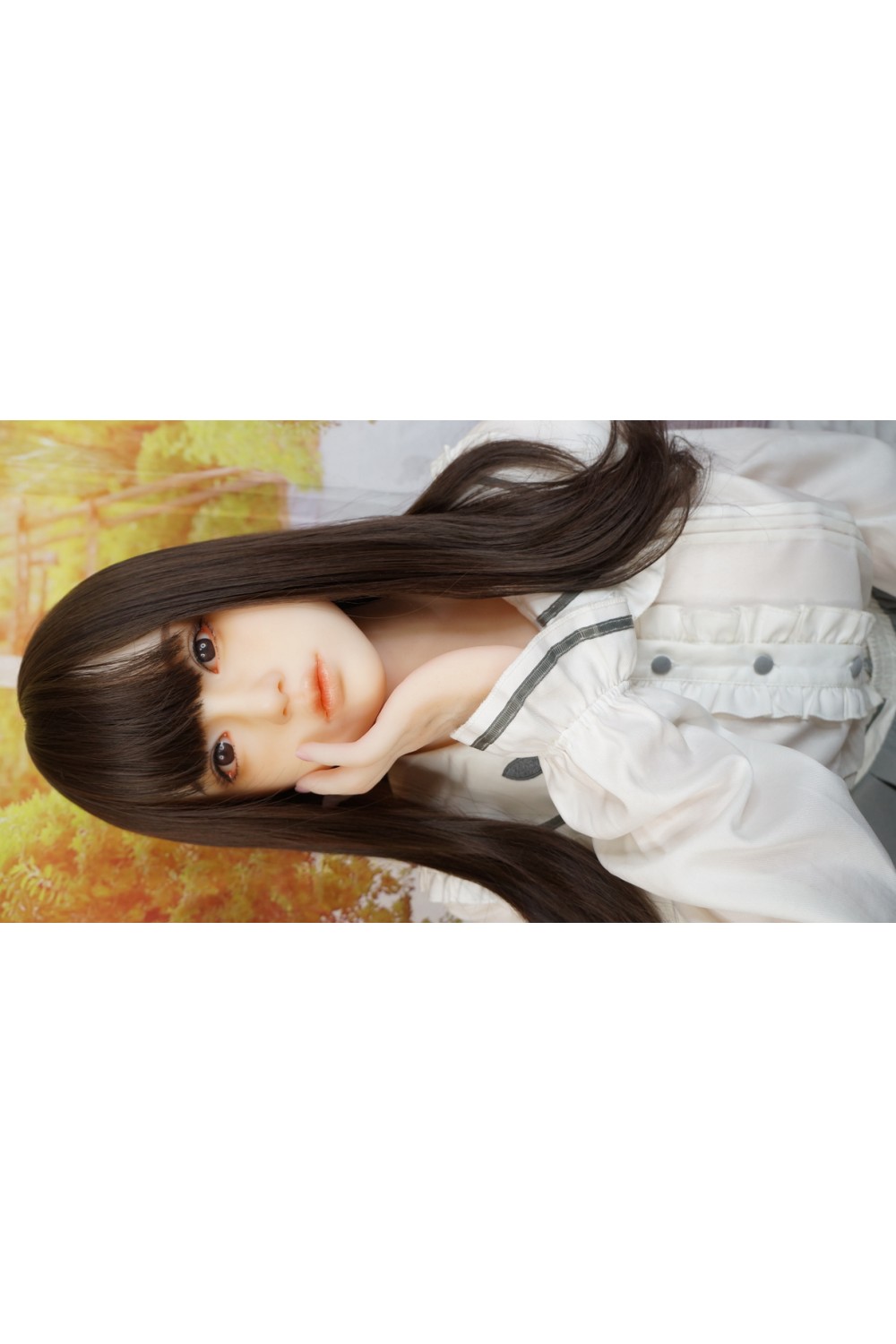 【美品ホール未使用品】Jiusheng Doll #6 TPEヘッド 162cm Dカップ リアルメイクOP 陰毛植毛OP 視線移動 ゼリー胸 肌色 ナチュラル