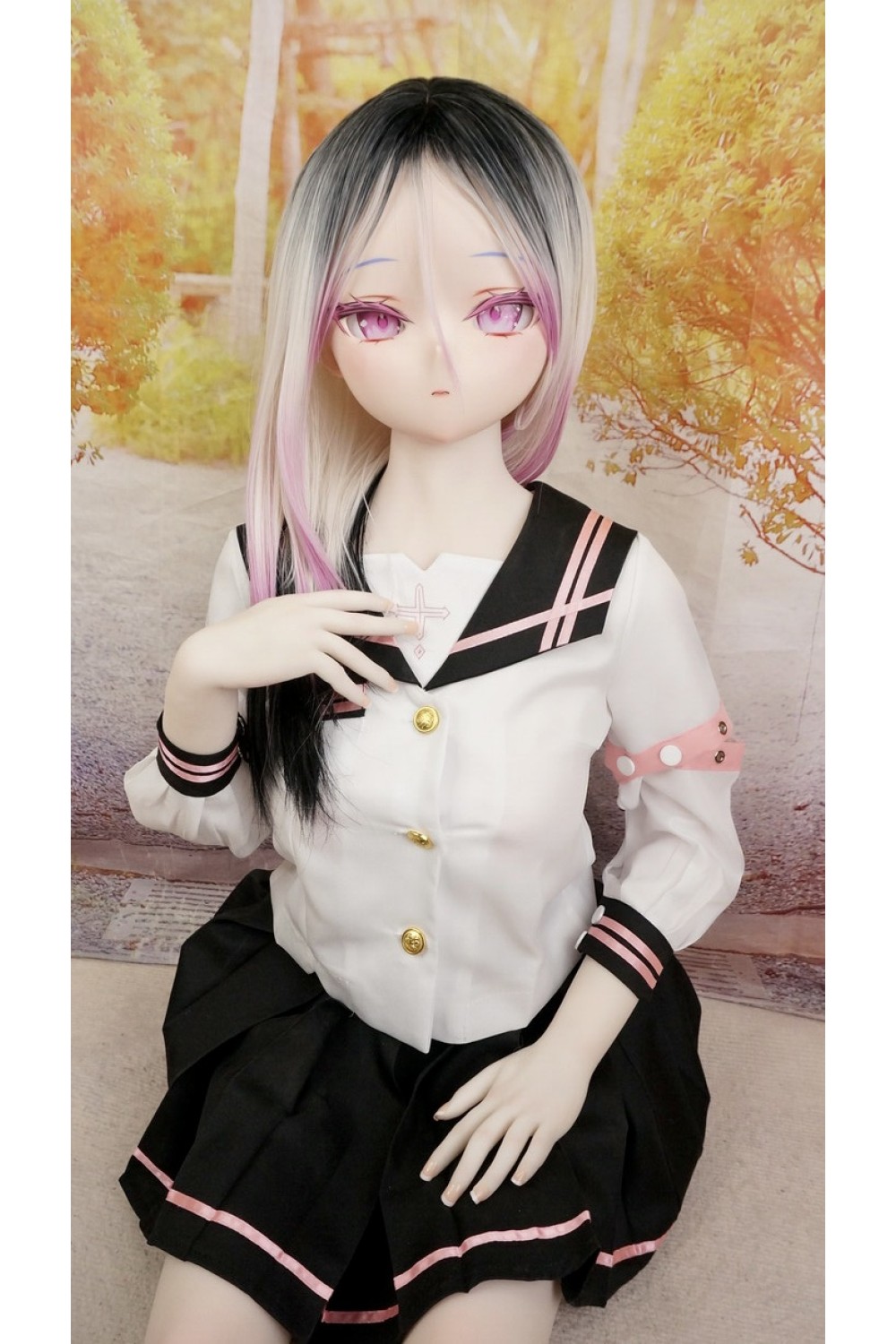 【中古】【O初心者応援パック 新古超美品ホール未使用品】羊角社 #芙芙 B04ソフトビニール製ヘッド 手描きメイク 148cm Cカップ ALM素材ボディOP