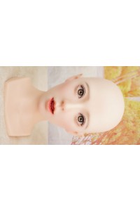 【O国内検品済 新品未開封即納品】蛍火日記 #琉璃メイク①（Liuli)軟性シリコンヘッド（口開閉機能あり、オーラル可能、描く眉毛と付け睫毛）OP 単品(158〜165cm推奨)