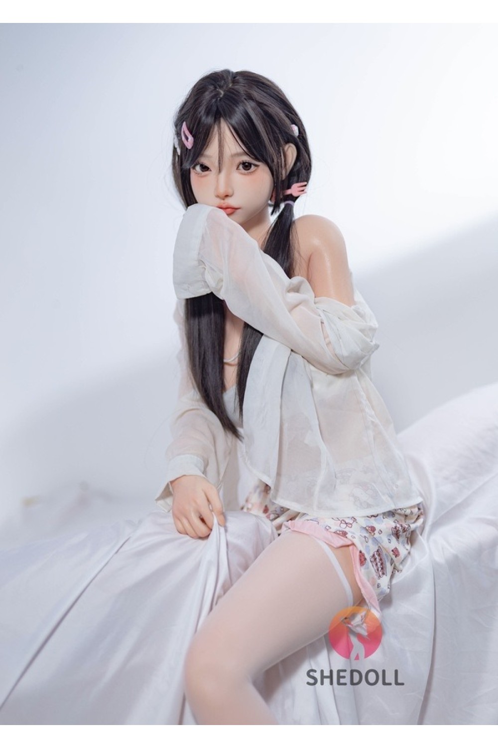 【新品】SHEDOLL 148cm Dカップ 洛伊（Luoyi）2.0 軟性シリコンヘッド ラブドール メイク ボディー材質など選択可能 カスタマイズ可能 掲載画像はフルシリコン製 SHE 0073