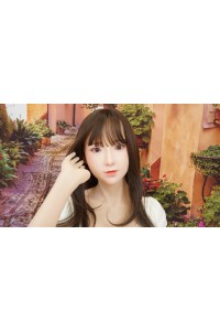 【中古】XY DOLL #E？硬めシリコンヘッド ＋Sanhui Doll 168cm Fカップ 各所柔らか仕上げ 眉毛と下睫毛の植毛 視点移動 肌色 ナチュラル