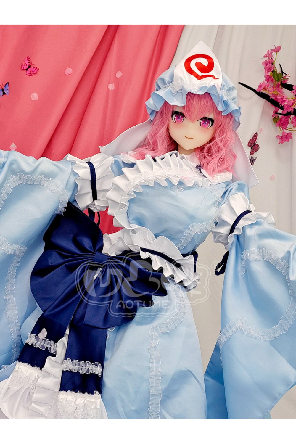 【新品】Aotume Doll アニメドール 155cm Hカップ #101ヘッド 幽々子コス ヘッド及びボディー材質選択可能 AOT 0054