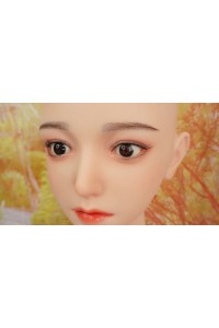 【中古】【初心者応援パック 新古超美品】JXDOLL 160cm Dカップ+ Aicos Doll #舞 硬質シリコンヘッド 【フルシリコン製】