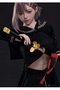 【新品】Sino Doll 実践向け 戦闘機 シリーズ フルシリコン製 S45凛冬＋77cm Hカップ トルソー 極みソフト軽量化ボディ 15kg セーラー服 日本刀 SINO 0009