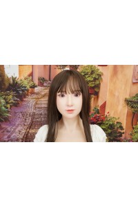 【中古】XY DOLL #E？硬めシリコンヘッド ＋Sanhui Doll 168cm Fカップ 各所柔らか仕上げ 眉毛と下睫毛の植毛 視点移動 肌色 ナチュラル