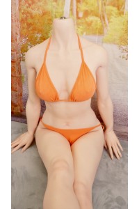 【中古】【O新古超美品 ホール未使用品】伴趣 BQDOLL 162cm Cカップ ボディ普通リアルメイク スーパーソフト胸OP お尻の柔らか仕上げOPシリコンボディ単品【オプション多数】