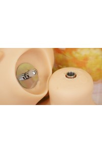 【中古】【O初心者応援パック 新古超美品ホール未使用品】Sanhui Doll #28シリコンヘッド お口の開閉機能OP 100cm Fカップ シリコントルソー 模擬肌付き 【フルシリコン製】【オプション多数】