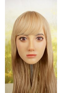 【中古】【O新古超美品 ホール未使用品】Irontech doll #S1 Miya S＋顔メイク ROS軟性シリコンヘッド(顎関節あり+眉毛と睫毛植毛付き)OP 単品(160〜164cm推奨)