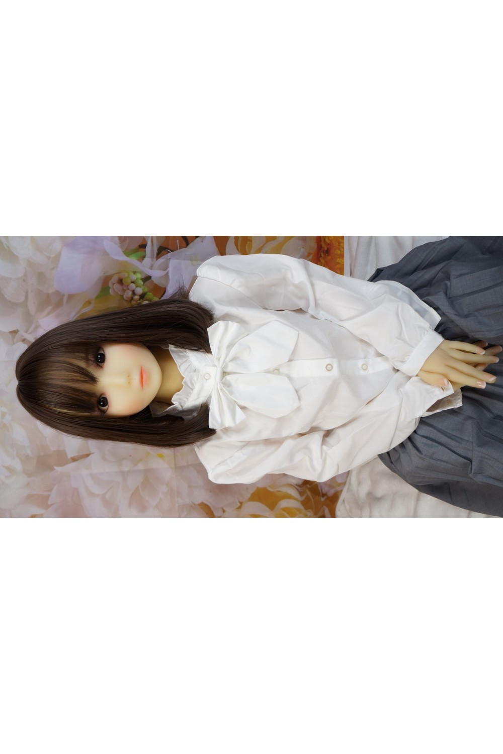 AXBDOLL #A84 136cm バスト平ら 自立加工 視線移動 新骨格 肌色 ナチュラル