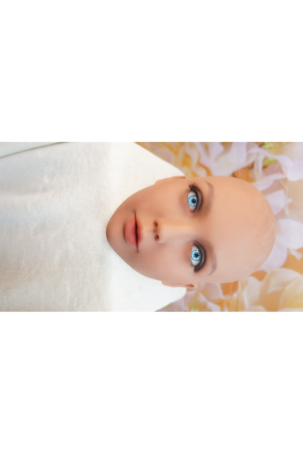 WMDOLL #233 TPEヘッド単品 M16ジョイントボルト 肌色 ダークブラウン