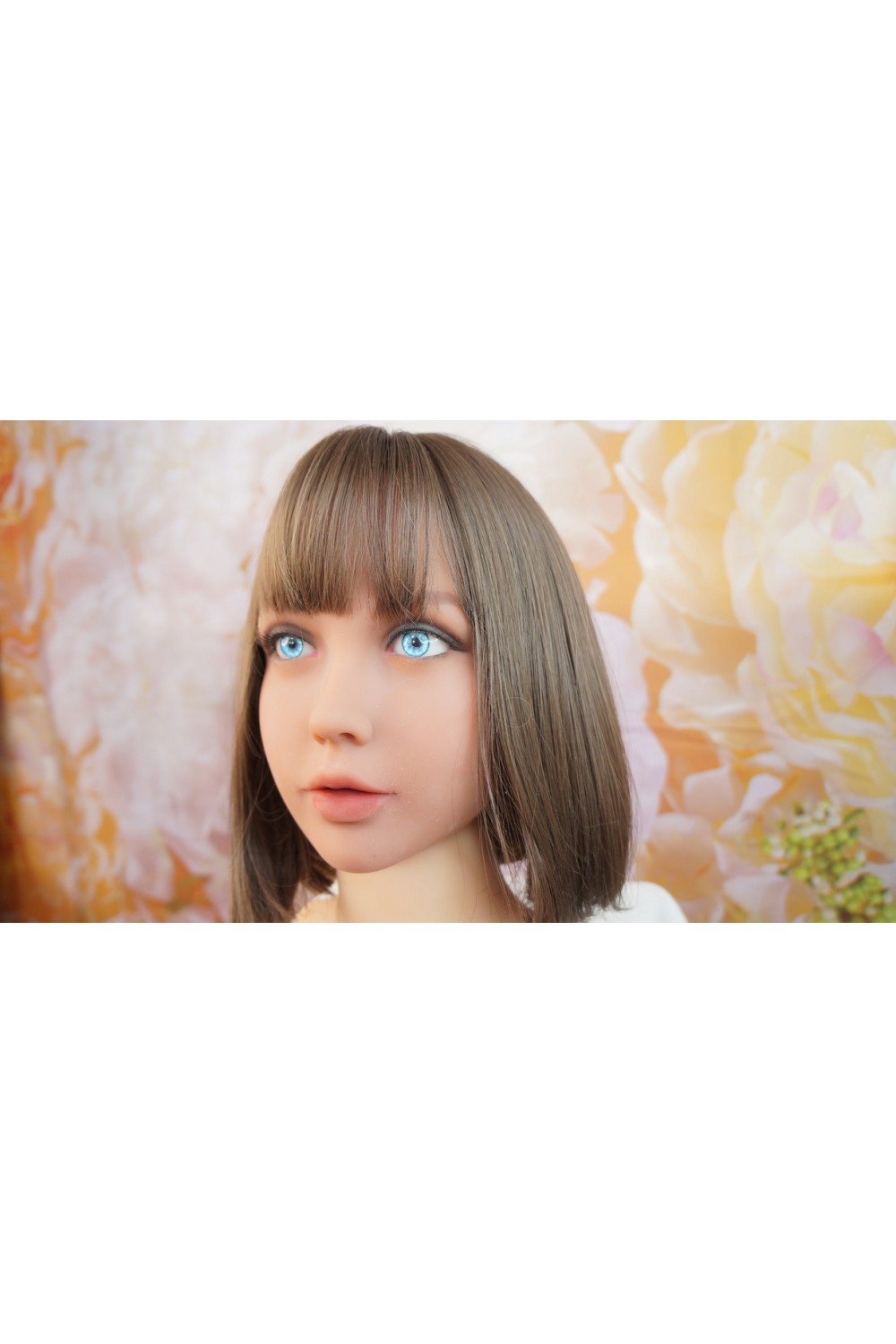 WMDOLL #233 TPEヘッド単品 M16ジョイントボルト 肌色 ダークブラウン