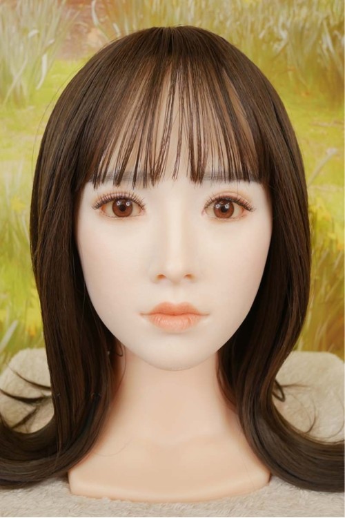 【新古超美品】BB Doll #C-26シリコンヘッド 眉毛の植毛 視点移動 シリコンヘッド単品