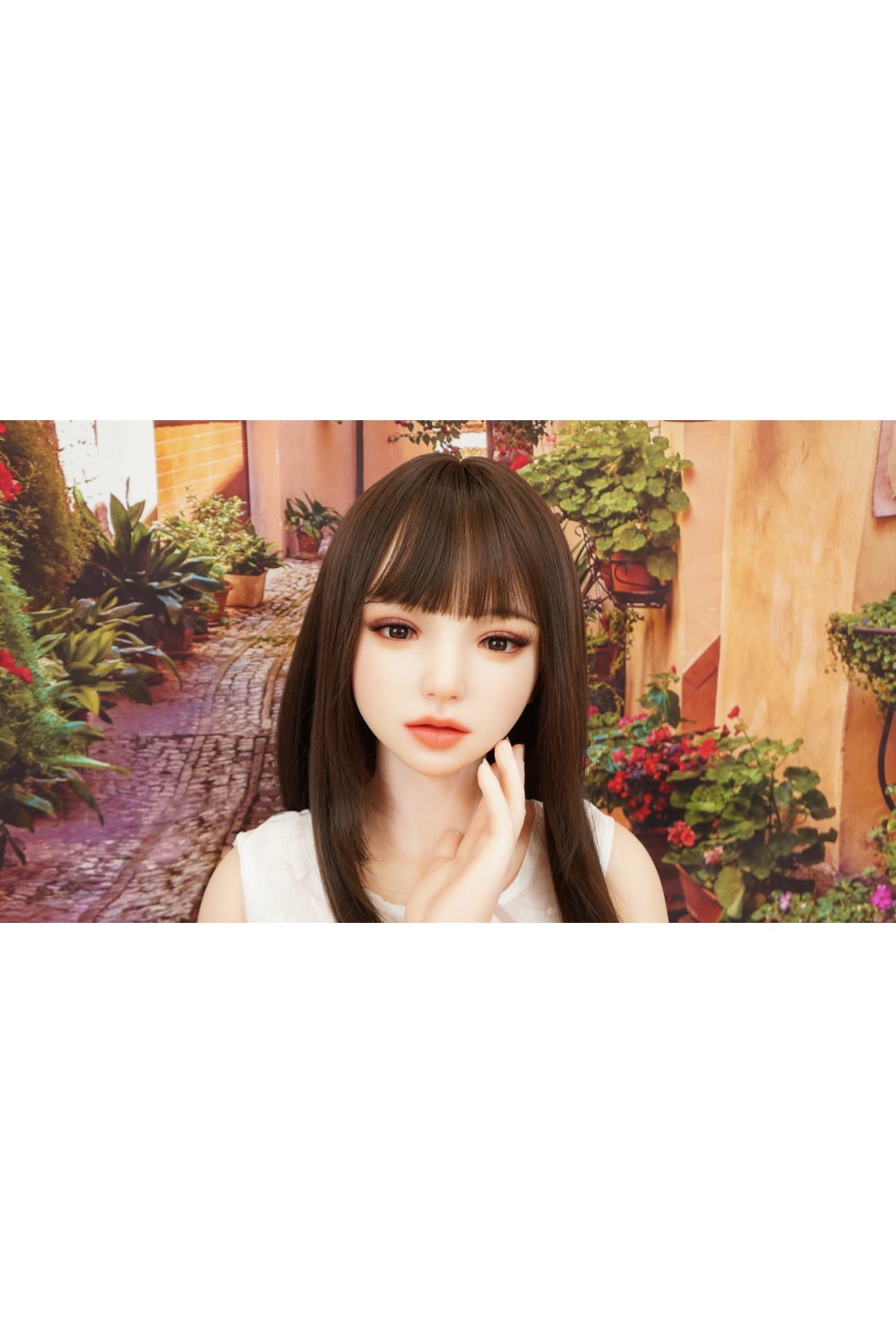 【初心者応援パック 新古超美品ホール未使用品】アート技研(Art-doll) #A6佳奈(ほくろ無し)オーラル可能(舌付き)ヘッド 148cm 貧乳 衣装付属 M16ジョイント汎用版 超リアルメイク 胸の柔らか仕上げ 眉毛と下睫毛の植毛OP 視点移動 指関節 各所柔らか仕上げOP 自立加工OP 新骨格 肌色 ピンク