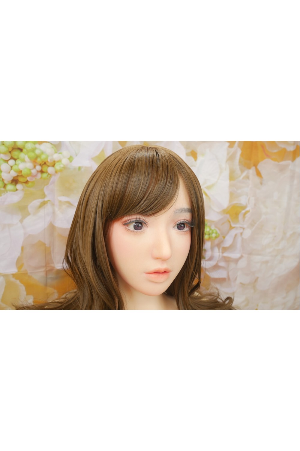 【新品未使用品 ホール未使用品】GD Sino Doll #G6(洛悠) ヘッド BRメイク 音声加工OP 眉毛と睫毛の植毛OP 視点移動 シリコンヘッド単品