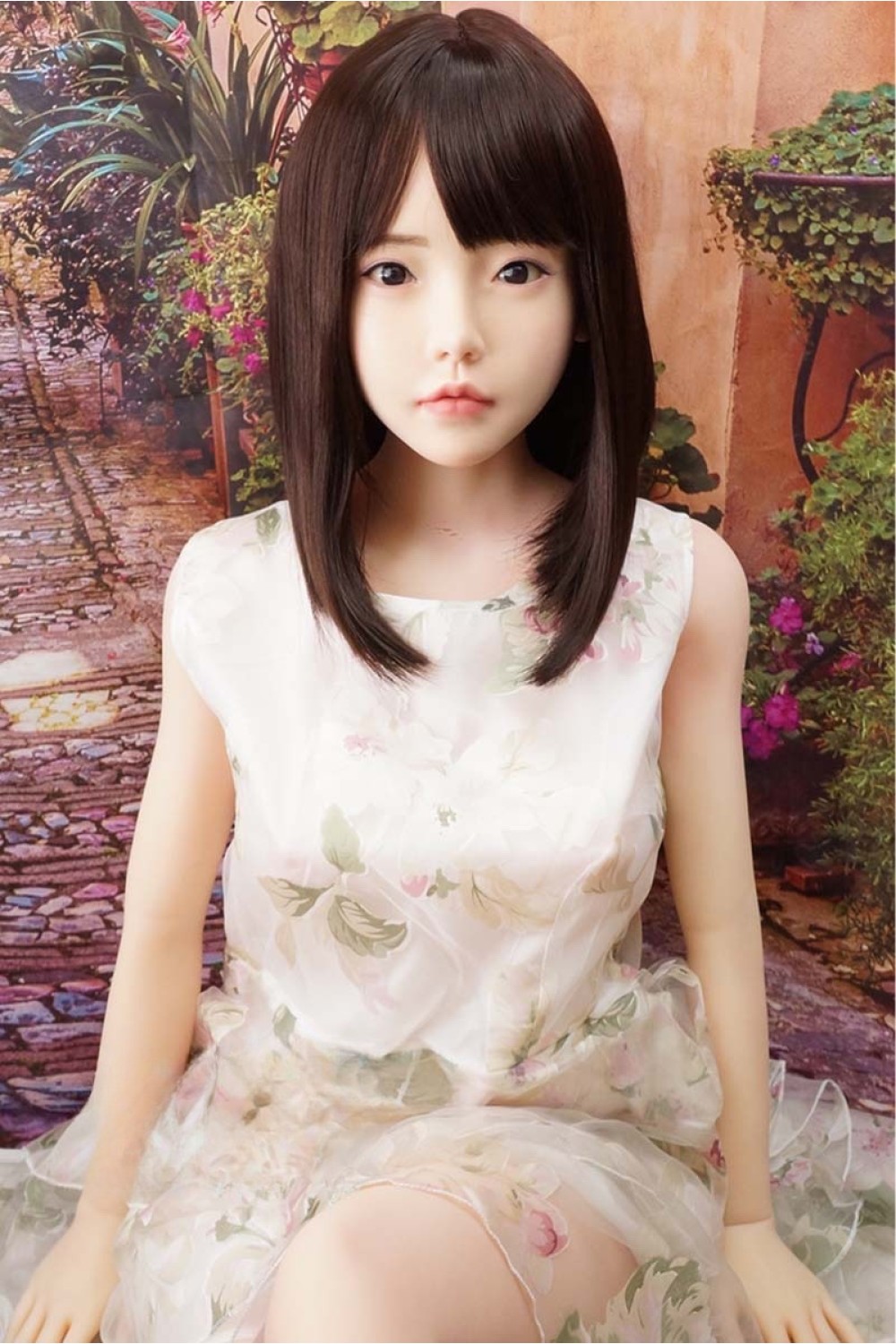 【初心者応援パック 美品】FUDOLL #7硬めシリコンヘッド148cm Dカップ 衣装付属 ボディ超リアルメイクOP ゼリー胸 眉毛と睫毛の植毛 視点移動 指関節OP 自立加工OP EVO新骨格 肌色 ナチュラル
