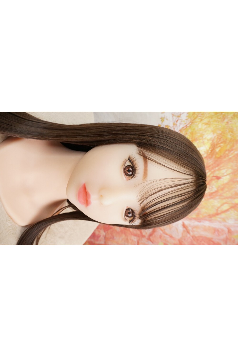 【中古】【O新古超美品 ホール未使用品】MOMO DOLL #紫海ヘッド単品(120〜130cm推奨)