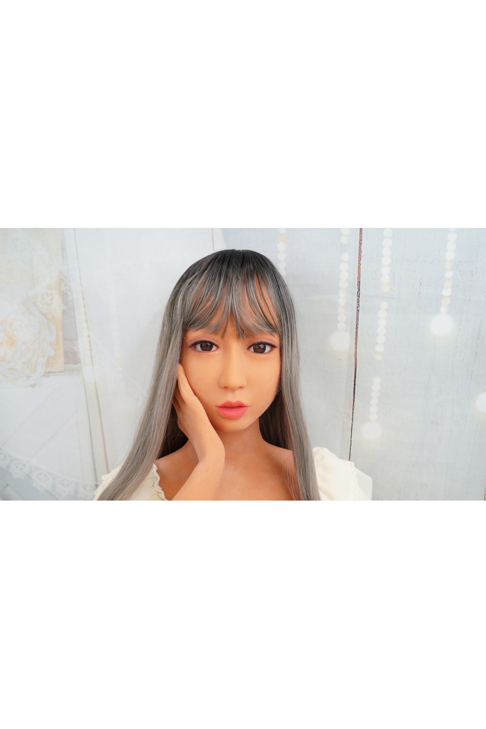 【超美品】COSDOLL#43 148cm ビッグ胸 バスト大 自立加工OP 視点移動 肌色 日焼け