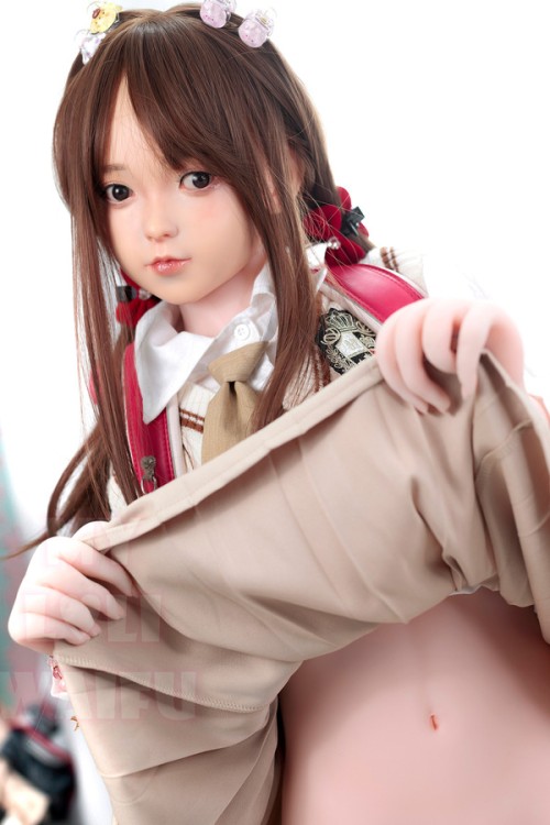 【新品】My Loli Waifu 略称MLWロり系ラブドール 126cm AAカップ シリコンヘッド 希咲 Kisa 小学生JS 掲載画像はシリコンヘッド+TPE材質ボディー ヘッド材質選択可能 メイク選択可能 MLW 0008