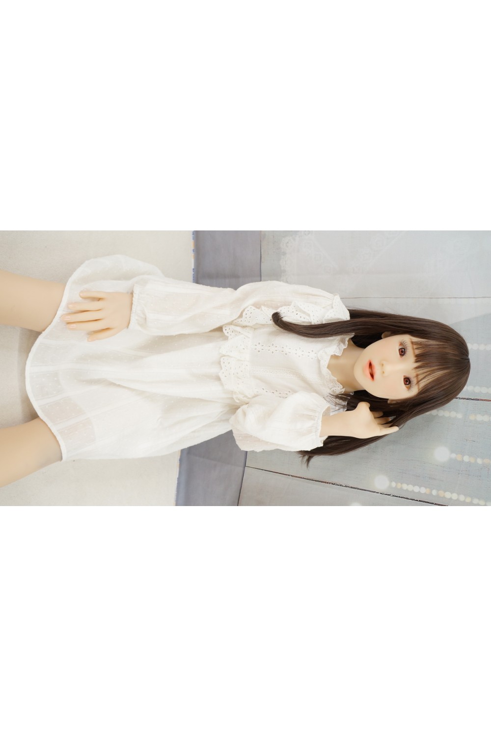 【中古】MOMODOLL #楓 132cm Aカップ 妊娠腹 温度加工OP EVO骨格 肌色 ノーマル