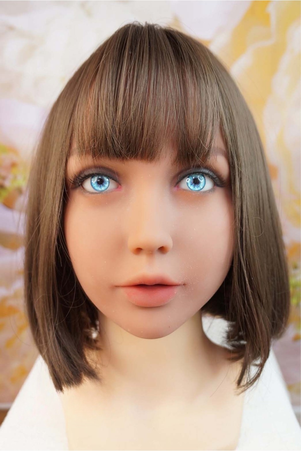 WMDOLL #233 TPEヘッド単品 M16ジョイントボルト 肌色 ダークブラウン