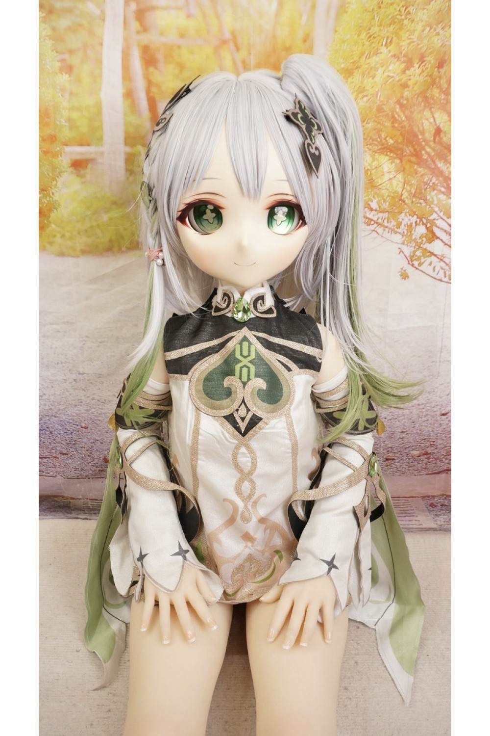 【中古】【初心者応援パック 中古超美品】guavadoll（グアバ）番石榴 #GC03ソフトビニール製ヘッド 手描きメイク 132cm AAカップ ぽっちゃり系 指関節OP【オプション多数】