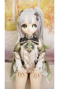 【中古】【初心者応援パック 中古超美品】guavadoll（グアバ）番石榴 #GC03ソフトビニール製ヘッド 手描きメイク 132cm AAカップ ぽっちゃり系 指関節OP【オプション多数】