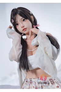 【新品】SHEDOLL 148cm Dカップ 洛伊（Luoyi）2.0 軟性シリコンヘッド ラブドール メイク ボディー材質など選択可能 カスタマイズ可能 掲載画像はフルシリコン製 SHE 0073