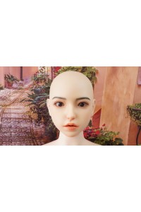【初心者応援パック 新古美品】Real Girl #D3 口の開閉機能付き リアル口腔構造ヘッド148cm貧乳 フルシリコン製 衣装付属 ヘッド職人メイク ボディ高級シリコン材質OP ゼリー胸 眉毛と下睫毛の植毛 視点移動 指関節OP 自立加工OP マンコの挟吸機能OP EVO新骨格 肌色 ナチュラル