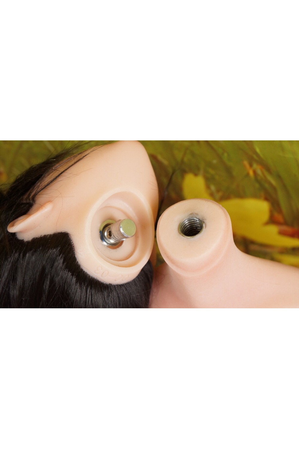 【中古】【O初心者応援パック 新古超美品ホール未使用品】Minidoll #学生シリコンヘッド 75cm バスト中 【フルシリコン製】