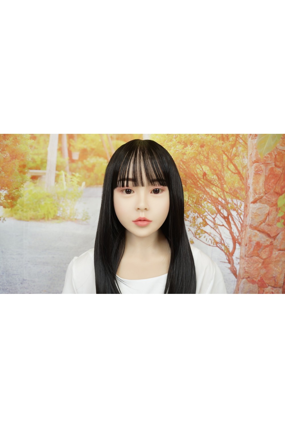 【初心者応援パック 美品】XYDOLL #1硬質シリコンヘッド138cm AAカップ貧乳 衣装付属 自立加工OP 睫毛や眉毛の植毛 視点移動 EVO新骨格 肌色 ナチュラル