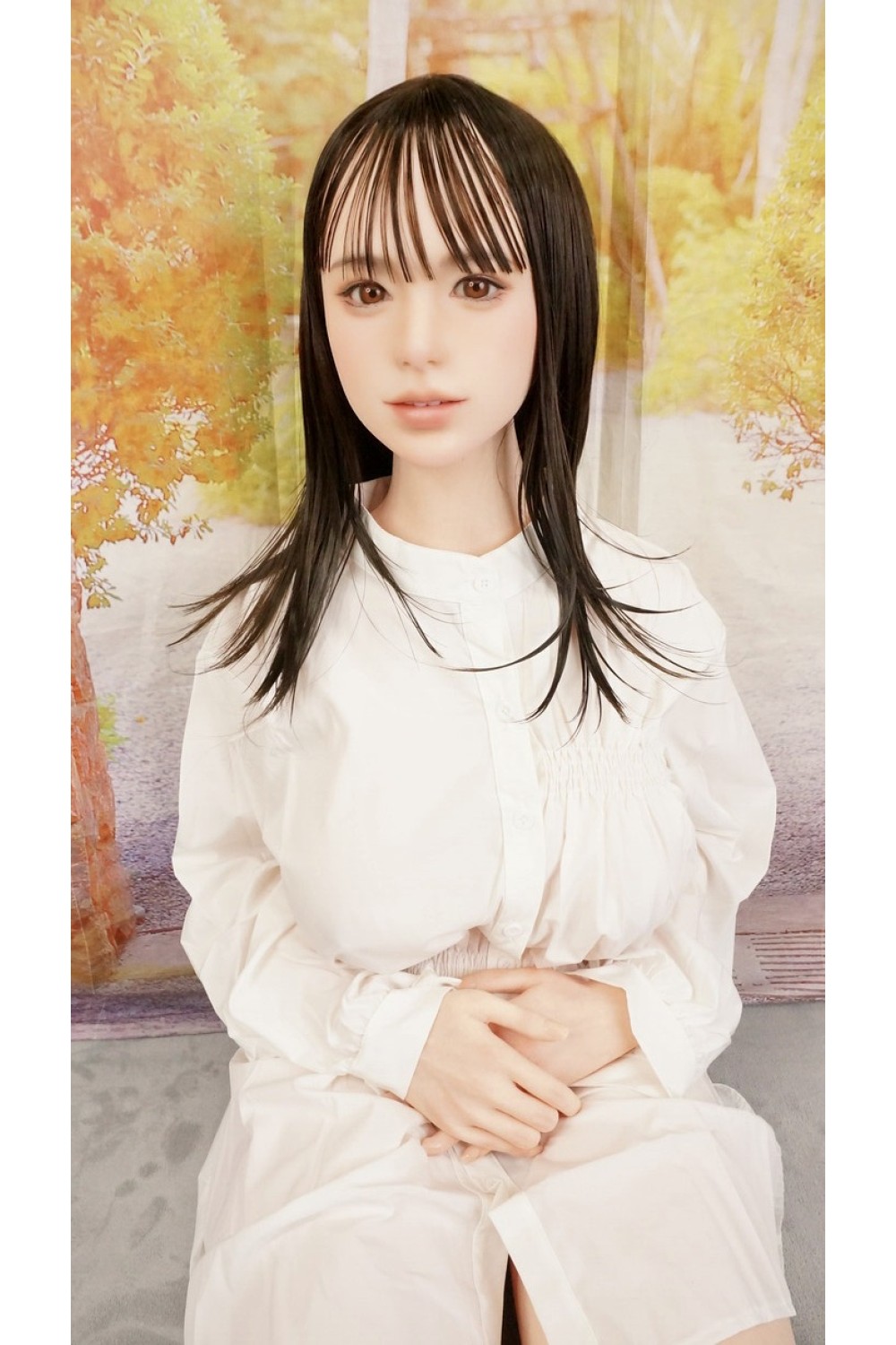 【中古】【O初心者応援パック 新古超美品ホール未使用品】蛍火日記 #三目 硬めシリコンヘッド(口開閉機能あり、オーラル可能、眉毛と睫毛植毛付き)OP 158cm Fカップ ボディ超リアルメイク 各所柔らか仕上げ 自立加工OP スーパーソフト版 【Maxシリーズ 】【フルシリコン製】【オプション多数】
