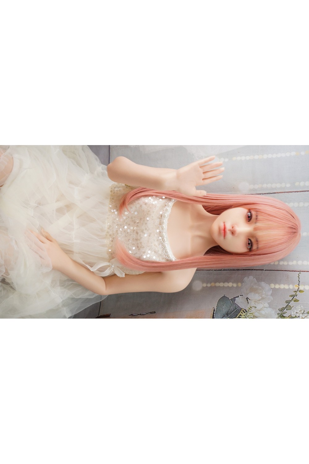 【O初心者応援パック 新古超美品ホール未使用品】My Loli Waifu #Soraヘッド 138cm AAカップ フルシリコン製