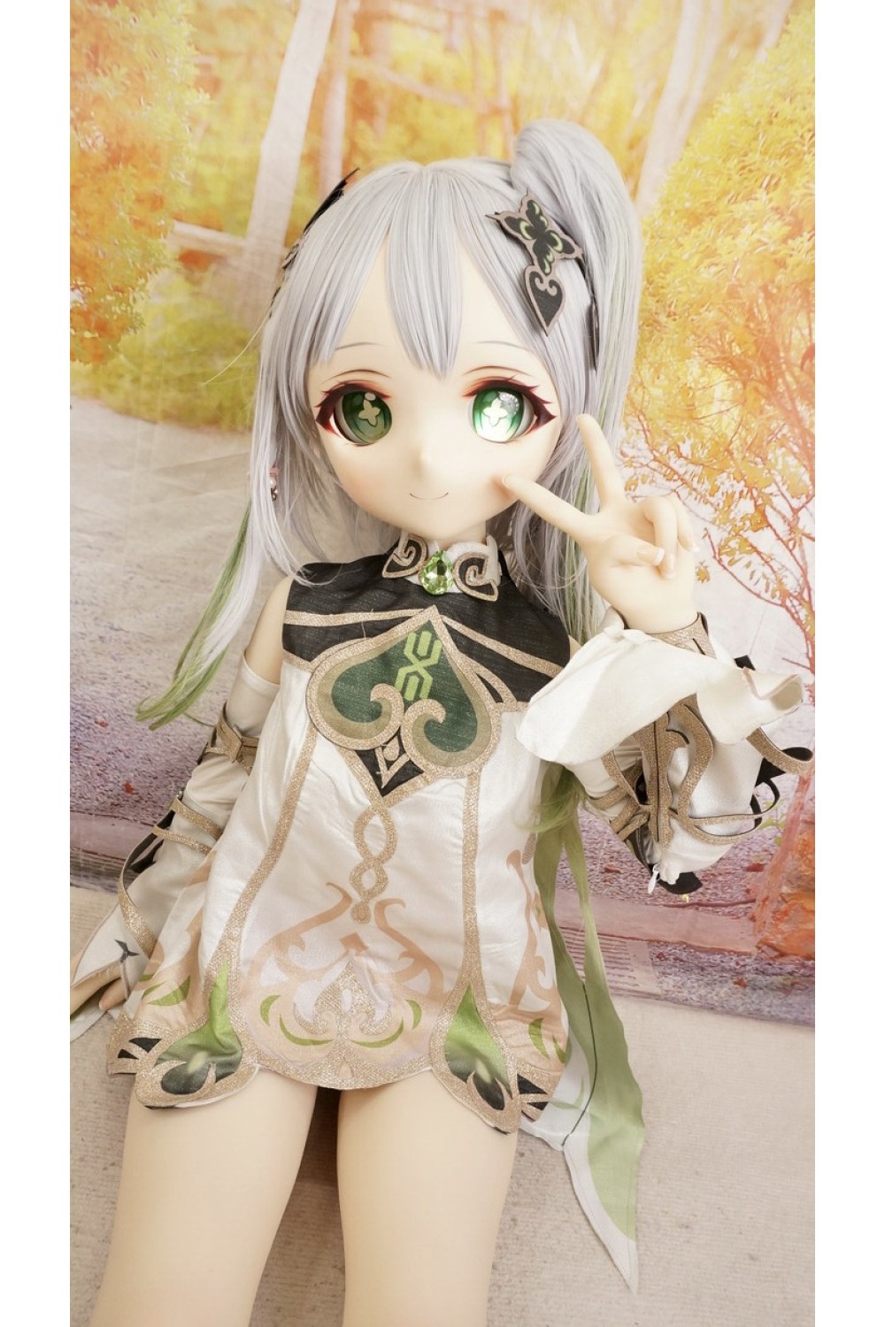 【中古】【初心者応援パック 中古超美品】guavadoll（グアバ）番石榴 #GC03ソフトビニール製ヘッド 手描きメイク 132cm AAカップ ぽっちゃり系 指関節OP【オプション多数】