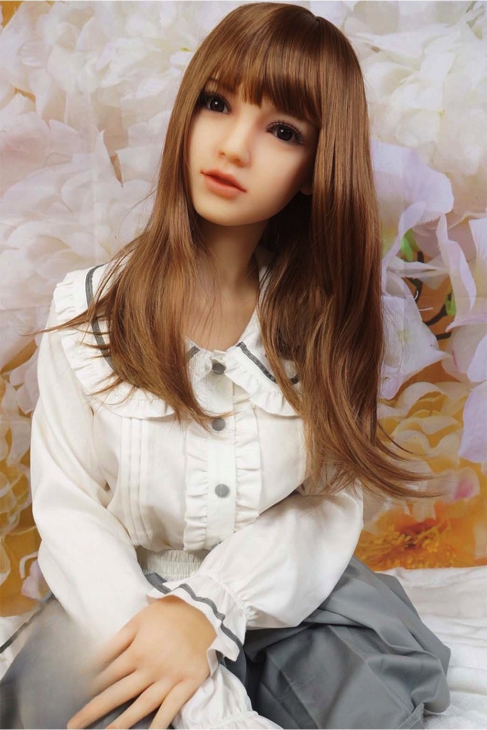 Sanhui doll＃8ヘッド 158cm Fカップ 柔らか仕上げ 視線移動 肌色 ナチュラル