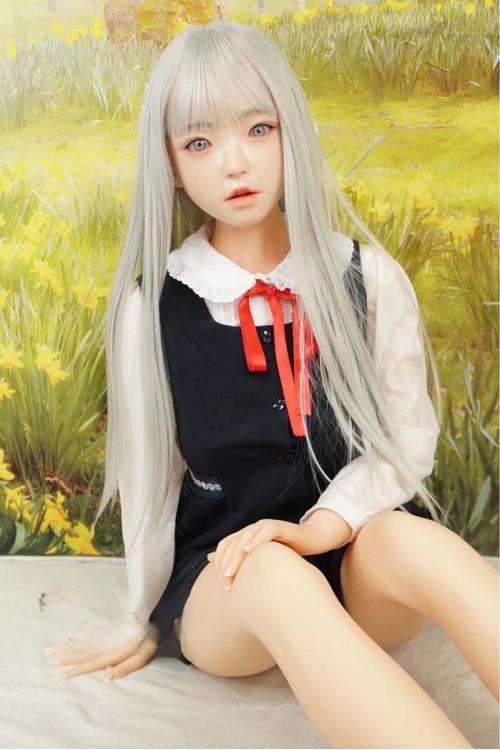 【中古】FUDOLL #8硬めシリコンヘッド148cm Dカップ 衣装付属 ボディ超リアルメイクOP ゼリー胸 指関節OP 自立加工OP 眉毛と睫毛の植毛 視点移動 EVO新骨格 肌色 ナチュラル