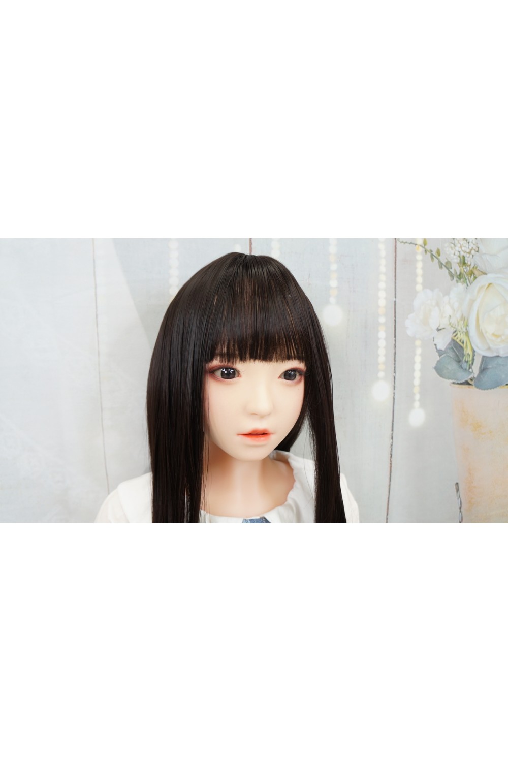 【中古】FUDOLL #8硬質シリコンヘッド136cm Acup 眉毛と睫毛の植毛 視点移動 EVO新骨格 肌色 ナチュラル
