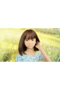 【中古】AXB DOLL #A15ヘッド138cm小胸 自立加工OP 肌色 小麦色